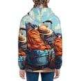 thumbnail image 6 of Naloa Colorful Travel Luggage Gear Teenage Zipper Hoodie, Long Sleeve Zip Up Hoodies Casual Jackets Tops for 7-12 Years-Medium, 6 of 6
