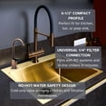 thumbnail image 3 of Westbrass D203-NL-11 6" Touch-Flo Style Pure Cold Water Dispenser Faucet, Antique Copper, 3 of 13