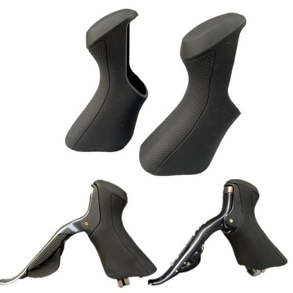 Brake Gear Rubber Covers Hoods For-Shimano Ultegra Di2 ST-6870 Road Bike Parts