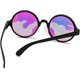 thumbnail image 2 of KAIYANG Gafas de sol con diseño de arcoíris y caleidoscopio, decoración para fiestas y festivales, color negro, 2 of 4