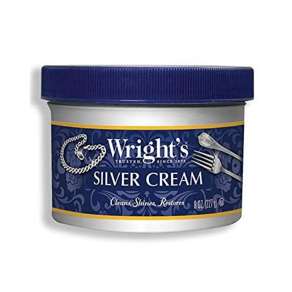 Silver Polishing Cream, 3-in-1, All-Purpose, Remove Tarnish, Clean, Shine and Protect All Silver, Pewter, Stainless Steel, Porcelain, Auto Chrome, 8 Oz