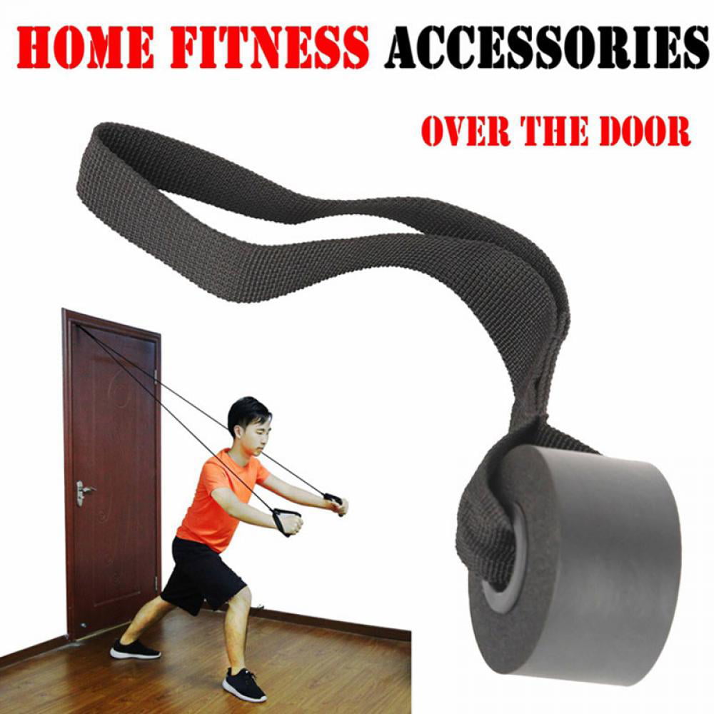 Latex Tube New Yoga Elastic Band Home Fitness Resistance Bands Over Door Anchor 