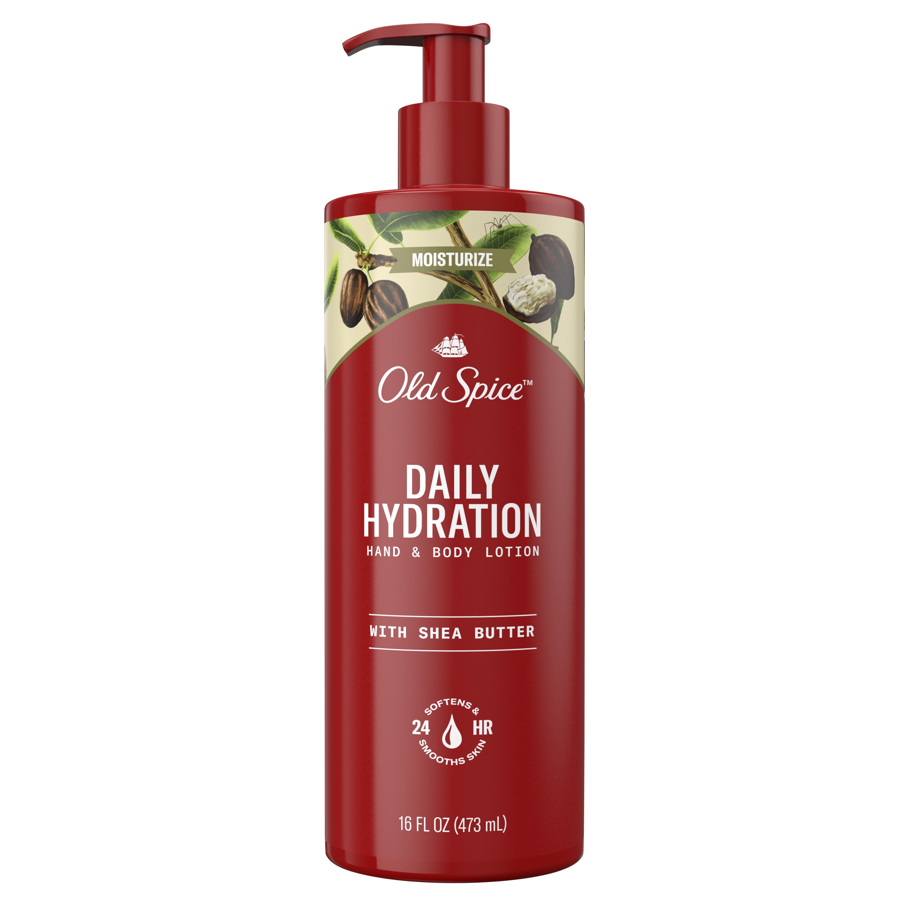 Spice Daily Hydration Hand & Body Lotion for Men with Shea Butter, 16.0 fl oz - Walmart.com