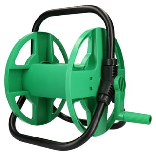 Water Hose Holder Garden Hose Reels,Small Portable Water Pipe Car Roll, ABS Water  Hose Reel, for Garden, Farm, Car Wash，Yard Cleaning, Hold 98 Feet/ 30M 1/2  inch Hose Garden Hose Holder 