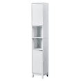 thumbnail image 5 of GZXS 66.8" Tall Storage Cabinet, Narrow Bathroom Cabinet with Adjustable Shelves and 2 Doors, Floor Standing Cabinet for Kitchen, Entryway, Living Room, White, 5 of 9