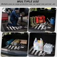 thumbnail image 3 of Jeiento Black Eagle USA Flag Car Trunk Mat 29"x39", Heavy Duty Wipeable All Weather Cargo Liner for Truck SUV Family Travel, 3 of 7