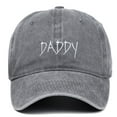 thumbnail image 2 of WEIYLL Men Baseball Caps Adjustable Dad Embroidered Letters Soft Washable Adults Headwear Hat, 2 of 3