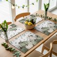 thumbnail image 5 of Sage Green Pumpkin Fall Placemats Set of 2, Thanksgiving Maple Leaf Botanical Washable Wipeable Table Mats for Dining Tables, Indoor Outdoor Kitchen Place Mats for Holiday Party Table Decor, 5 of 9