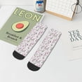 thumbnail image 7 of Rocae Orchids Flowers for Premium Adult Socks,Comfortable, Breathable, and Durable Socks, Perfect for Everyday Wear, 7 of 7