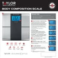 thumbnail image 6 of Taylor High Capacity 500 lb Ultimate Body Composition Scale, 6 of 10
