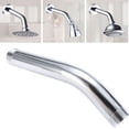 thumbnail image 3 of Stainless Steel Shower Head Extended Shower Pipe Top Spray Shower Elbow, 3 of 7