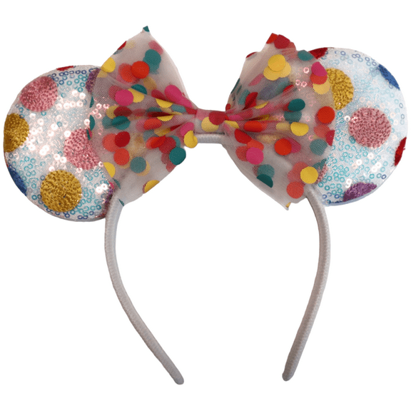 Birthday Mickey Minnie Ears Headband / Minnie Inspired Princess Ears / Minnie Headband