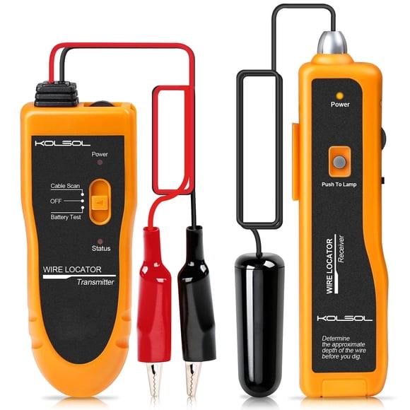 Localizador de cables KOLSOL F02 con rastreador de cables y audífono