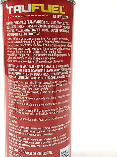 TruFuel 50 1 2 Cycle Engines Liquid Fuels 1.93 lbs 32 oz. 1 Pack Walmart