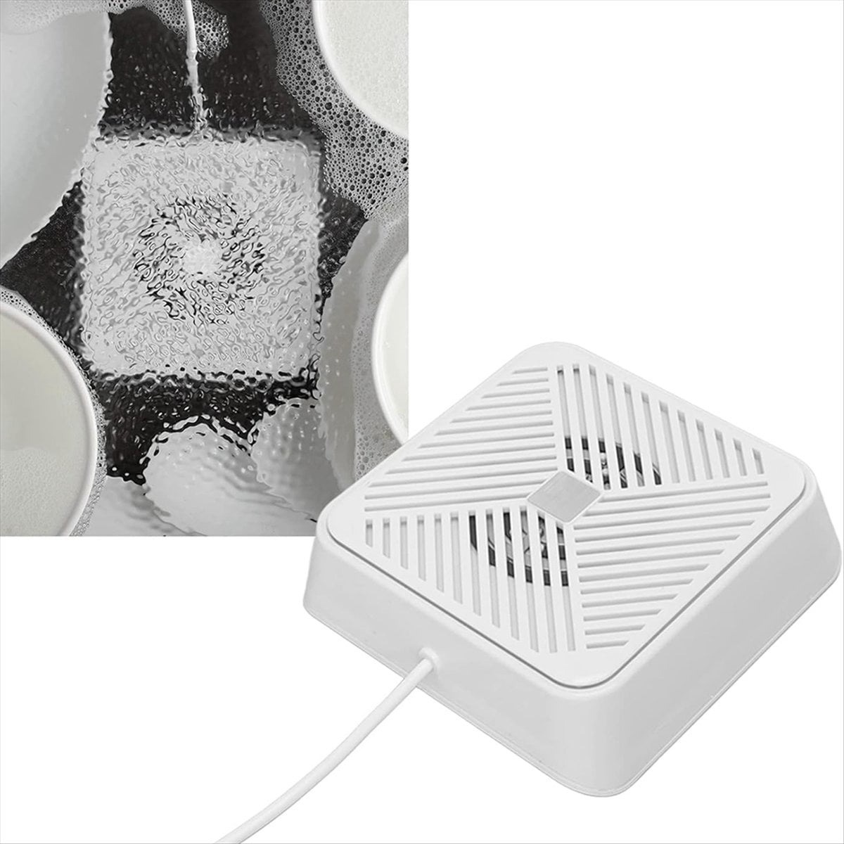 Portable USB Dishwasher, Mini Ultrasonic Washing Machine for Kitchen Sink, High Frequency, Powerful Removal