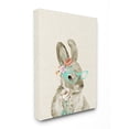thumbnail image 2 of The Kids Room by Stupell Woodland Bunny with Cat Eye Glasses Stretched Canvas Wall Art, 16 x 1.5 x 20, 2 of 6