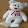 1 X TY Beanie Babies Maple the Canadian Bear Plush Toy Stuffed Animal