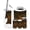 Color 4, variant on Rustic Bathroom Accessory Set 6 Piece Mallard Duck Farm Wild Western American Flag Trash can, Toothbrush Holder, Toothbrush Cup, Soap Dispenser, Soap Dish, Toilet Brush Holder