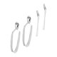 thumbnail image 2 of 4 Pcs Coctail Set Escargot Dining Set Escargot Tableware Shellfish Forks Stainless Steel Escargot Tongs Snail Tongs Forks Banmo, 2 of 4