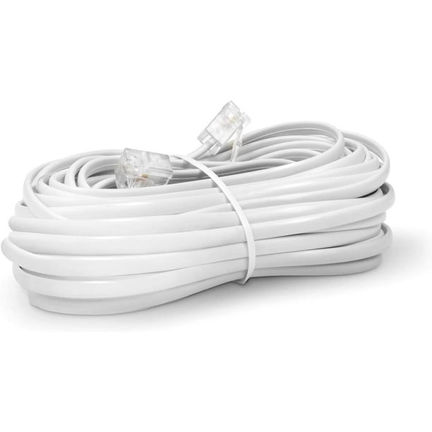 THE CIMPLE CO 25 FT Feet Modular Phone Line Cord High Quality 2