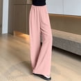 thumbnail image 2 of LLYwey Pantalons de Randonnée pour Femmes Respirants Taille Haute Anti-Moustique Jambes Droites Larges Nouveaux Pantalons Longs Réguliers Roses TG, 2 of 3