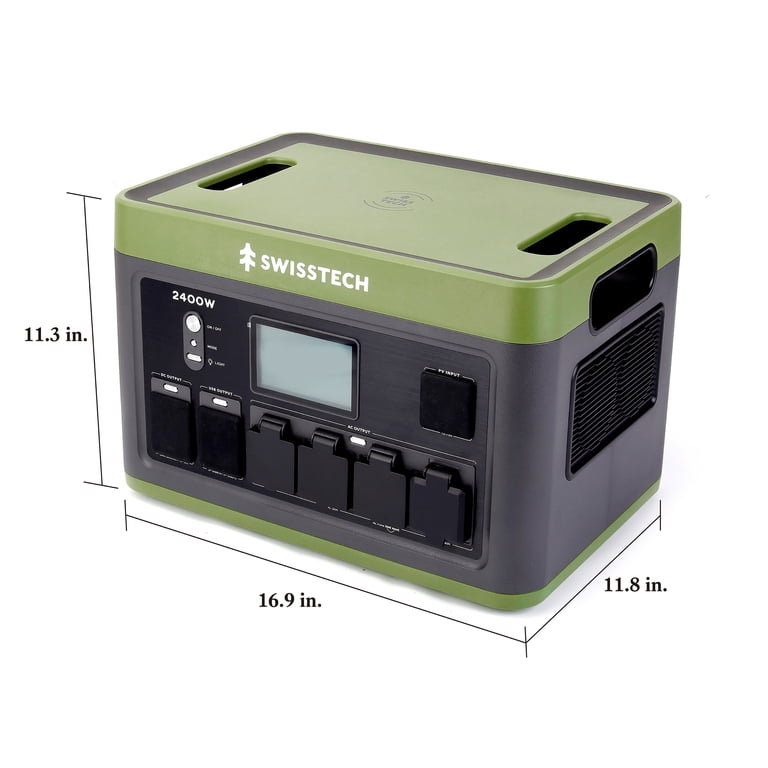 ELECTRIC 　美品　KLEVELAND Swiss Tech 2400W portable power station 2060Wh solar generator for