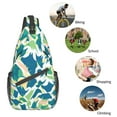 thumbnail image 6 of ZICANCN Crossbody Sling Bag for Men Women - Green Camouflage Casual Shoulder Backpacks for Travel Sport Climbing Runners Daypack, 6 of 9