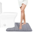 thumbnail image 5 of Toilet Seat*1 Bathroom Rug Won'T Slip Bathroom Mat Soft and Comfortable Furry Durable Thickened Bathroom Rug Machine Washable Reusable Toilet Mat, 5 of 6