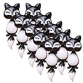 thumbnail image 1 of Aretes de mordida de animal VentDepot EarringFox01 5Pzas Zorro Tuerca Negro Metal, 1 of 5