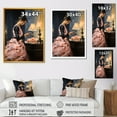 thumbnail image 4 of Designart "Fashion Romantic Reverie I" Fashion Framed Wall Art - Glam Pink Fashion Entryway Framed Wall Art, 4 of 6