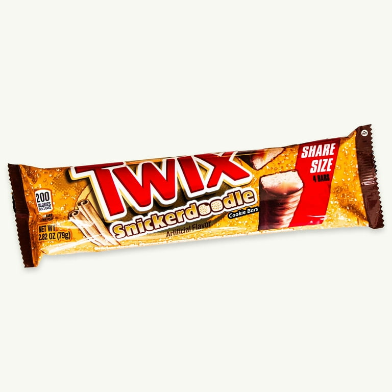 Twix Snickerdoodle Cookie Chocolate Candy Bar Share Size 2.82oz (6