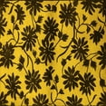 thumbnail image 1 of Ahgly Company Machine Washable Indoor Square Oriental Yellow Industrial Area Rugs, 3' Square, 1 of 4