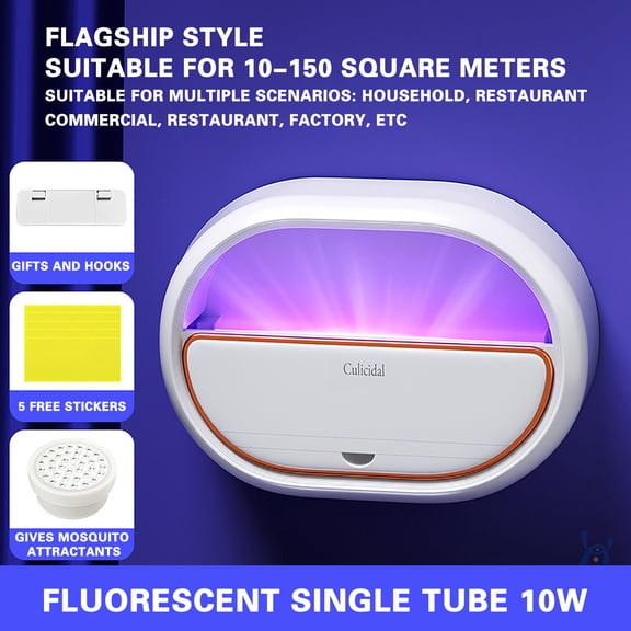 Aidoshy Bug Zapper,Mosquito Zapper for Outdoor and Indoor Mosquito Control Lamp Wall Mounted Fly Control Lamp Wall Mounted Mosquito Trap Stick Fly Catching Device