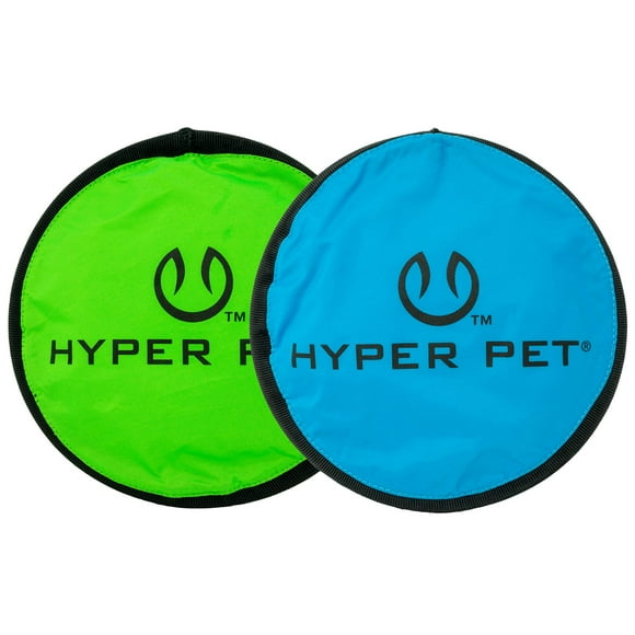 Juguete para perros Hyper Pet Flippy Flopper 9 Flying Disc Soft x2