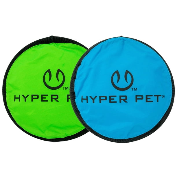 Juguete para perros Hyper Pet Flippy Flopper 9 Flying Disc Soft x2