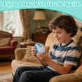 thumbnail image 5 of Penguin Squishy Toy with Glitter Design and Slow Rising Feature, 1-Pack, Assorted Colors, for Kids 3-5, Relaxation Squeeze Toy, 5 of 6