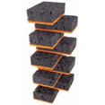 thumbnail image 2 of Okleen Éponges à Récurer Noires et Orange Multi-Usages. Fabriqué en Europe. Lot de 9, 4.3x2.8x1.4 Pouces. Fibre Résistante et Non Rayante. Récurant Inodore Durable et Délicat. Édition Halloween, 2 of 4