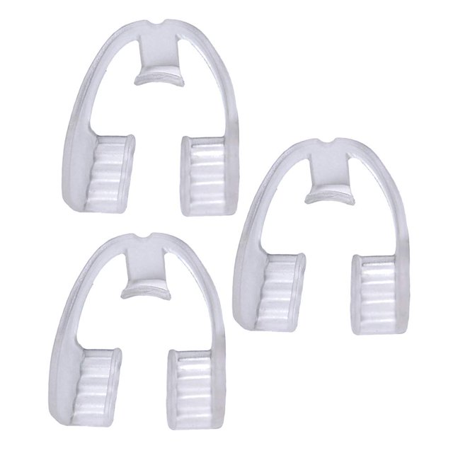 Protector dental nocturno BESPORTBLE para rechinar los dientes, 3 unidades