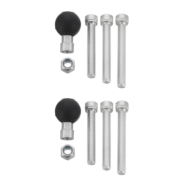 Sidaley Abrazadera para manillar de bicicleta de motocicleta, repuesto de Base de montaje de bola para cámaras de acción de montaje Ram, soporte de 35x15mm 2piezas