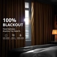 thumbnail image 3 of Half Price Drapes Signature Amber Extra Wide Velvet Blackout Curtains (1 Panel), 100WX 108L, 3 of 11
