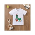 thumbnail image 2 of Seyurigaoka Kids Easter Casual T-shirt Short Sleeve Round Neck Cartoon Dinosaur Print Cotton Tops, 2 of 7