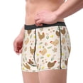 thumbnail image 2 of Yiaed Chicken Family Print Men's Soft Cotton Boxer Shorts Breathable Boxers Underwear Moisture-Wicking Underwear Stretch Boxer Briefs for Man-XX-Large, 2 of 5