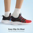 thumbnail image 3 of DREAM PAIRS Kids' Slip-On Sneakers, Lightweight Breathable Running Shoes with Non-Slip Flexible Sole for Walking, School, Gym and Play, 3 of 6