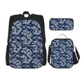 thumbnail image 1 of Easygdp Dragons Mochila para Niños y Niñas con Set de Caja de Almuerzo y Estuche para Lápices 3 en 1, Mochila Escolar Estampada para Adolescentes, 1 of 7