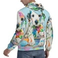 thumbnail image 6 of Wukai A Funny Little Dalmatian Puppy Print Men Hoodies Fleece Sweatshirts Long Sleeve Sweaters Pullover Fall Outfits Winter Clothes-Medium, 6 of 7