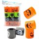 thumbnail image 1 of 12pcs Halloween Pumpkin Rainbow Ring Multi-color Pumpkin Slinky Ring Toy Plastic Spring Jenga Ring Toy HalloweenChristmas giftThanksgiving Day, 1 of 5