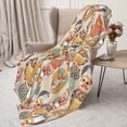 thumbnail image 3 of Sikiie Colorful Owls Cozy Flannel Fleece Throw Blanket: Lightweight & Thick for All Seasons - Perfect for Women, Men, & Kids"50"x40", 3 of 6