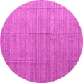 thumbnail image 1 of Ahgly Company Indoor Round Abstract Pink Modern Area Rugs, 8' Round, 1 of 4