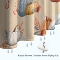 thumbnail image 6 of Fall Pumpkins Leaves Pattern Shower Curtain 36"x72" ,Bathroom Decorative Shower Curtains Set with 12 Hooks,Modern Waterproof Washable Shower Curtain, 6 of 6