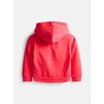 thumbnail image 2 of Athletic Works Toddler Girls Fleece Hoodie and Barrel Leg Pants Set, 2 Piece, Sizes 12M-3T, 2 of 3